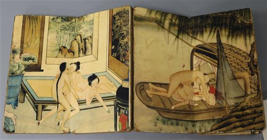 Two Oriental erotic books